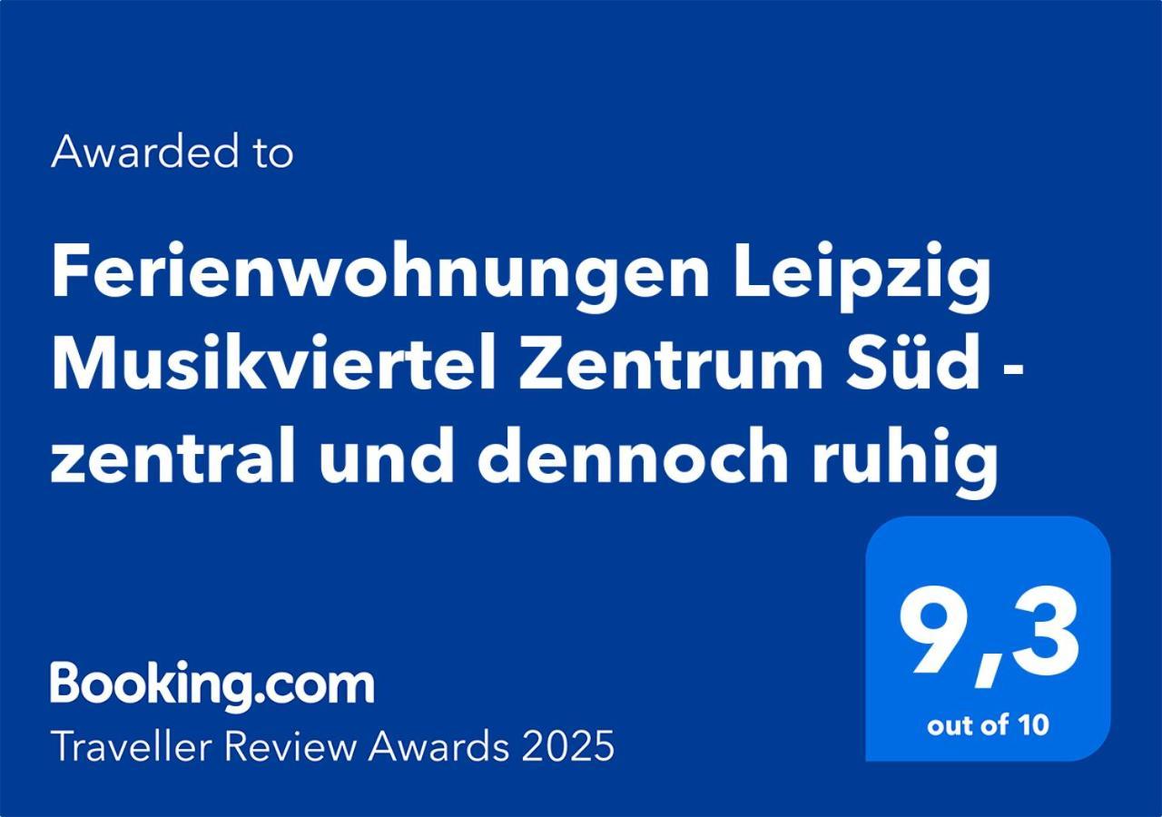 Ferienwohnungen Leipzig Musikviertel Zentrum Sued - Zentral Und Dennoch Ruhig Ngoại thất bức ảnh